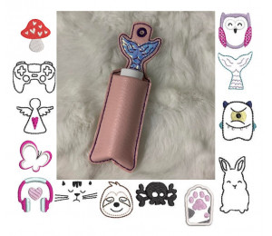 Stickserie - ITH Lippenbalsam oder USB Stick Tasche Vol. 3